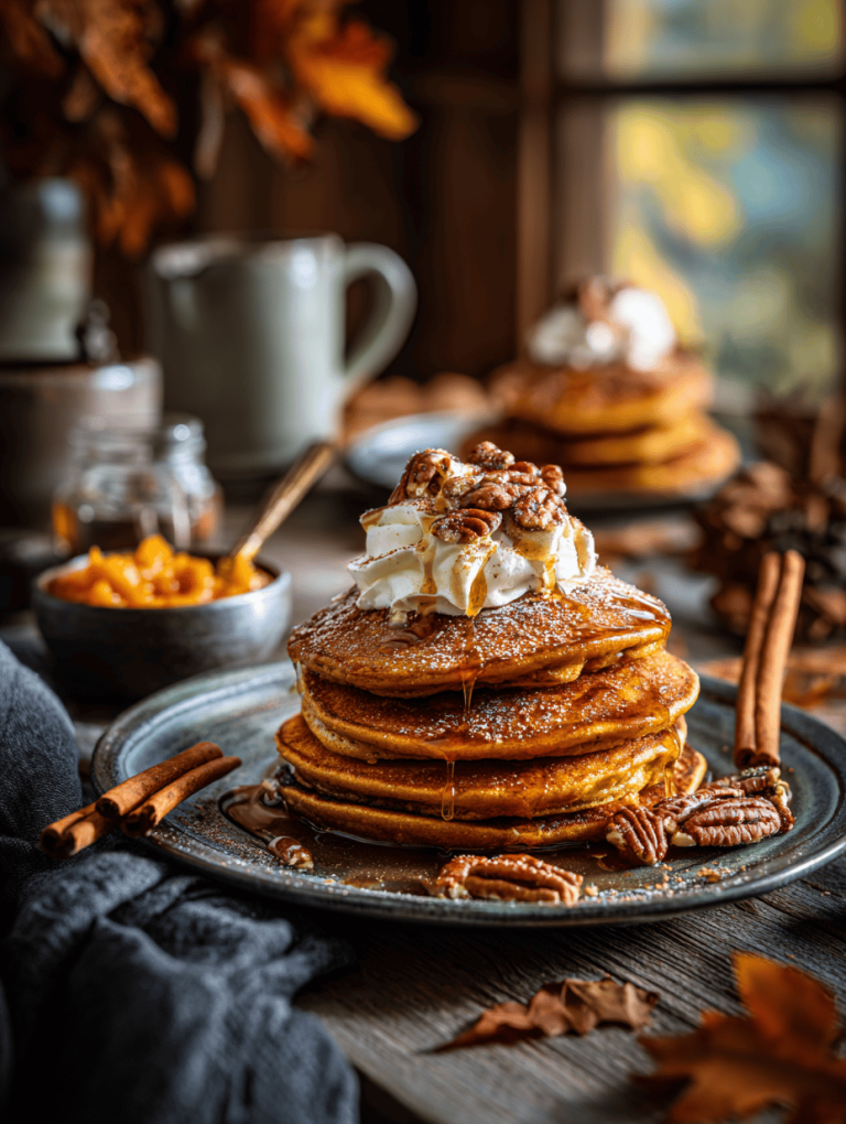 Pumpkin Spice Pancakes Recipe That Make Mornings Cozy