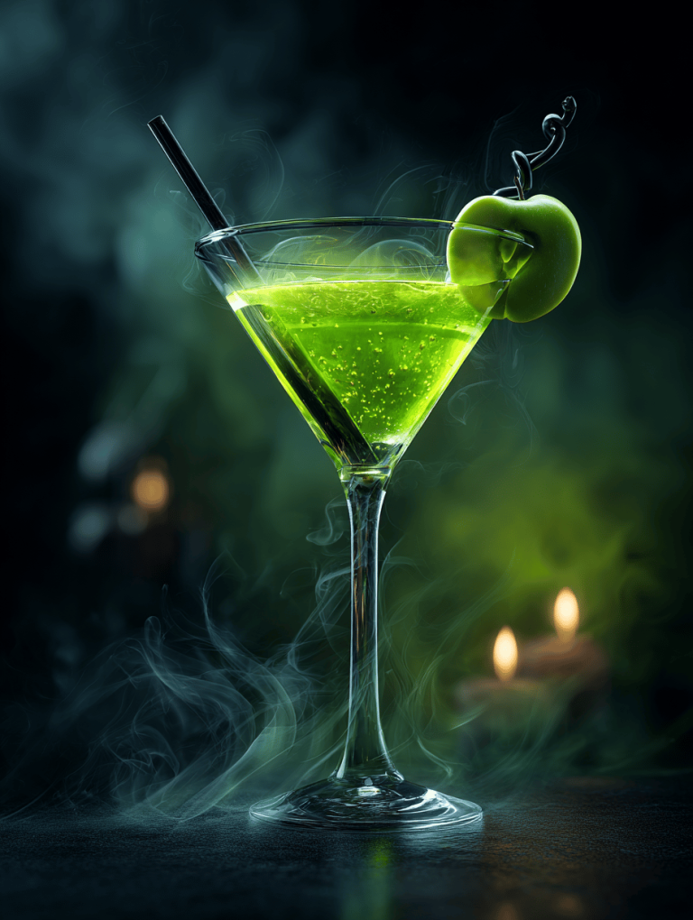 Halloween Poison Apple Martini: A Spooky Sip with a Sinister Twist
