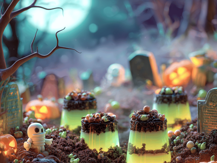 Halloween Graveyard Pudding Cups: A Playful Nightscape in Every Spoonful