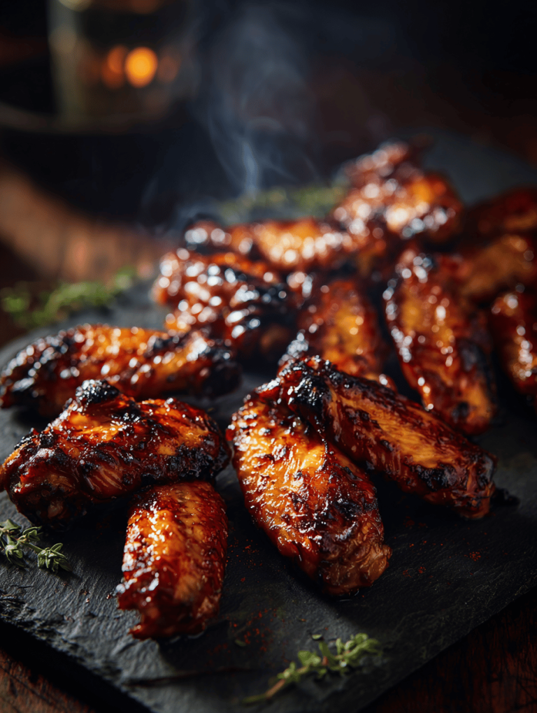 Halloween Bat Wings (Soy Sauce Chicken Wings) — A Dark, Savory Feast to Freak Out and Delight