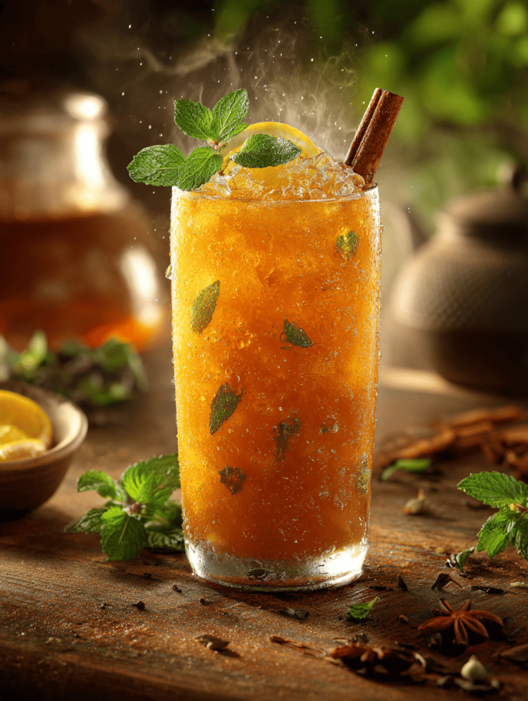 Refresh Your Heat with a Spiced Iced Tea Slushie That Actually Cools You Down