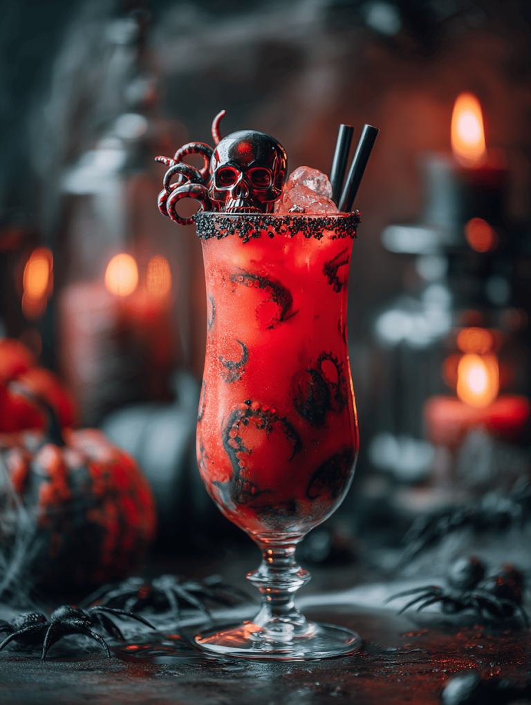 How to Make a Halloween Bloody Mary Cocktail That Looks Deadly but Tastes Divine