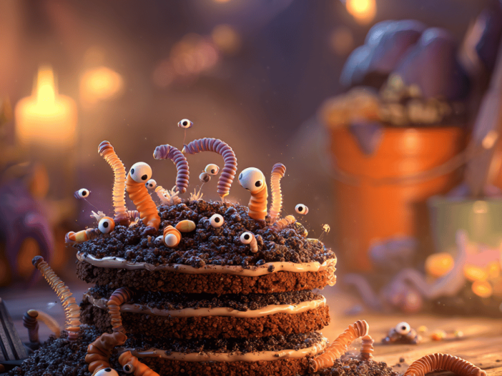Halloween Dirt Cake with Gummy Worms: A Nostalgic Spookfest in Every Bite