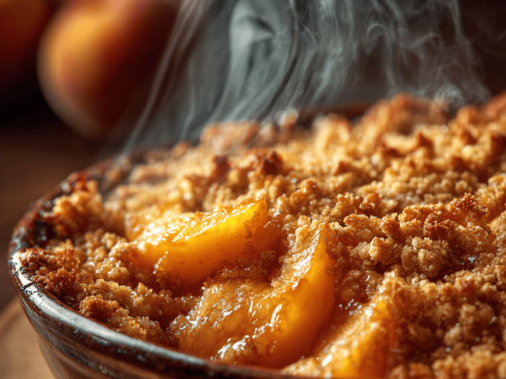 The Peach Crumble That Turns Every Bite into a Memory