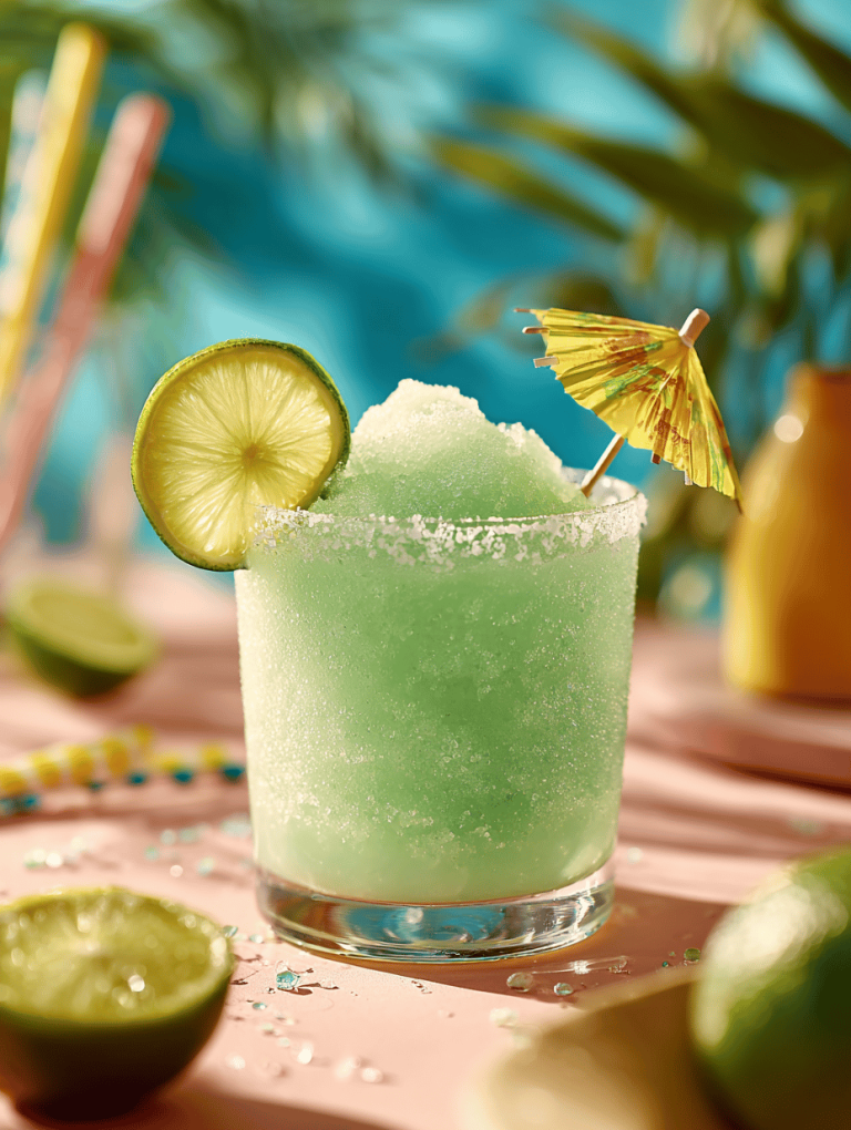 Frozen Margarita Slushie: The Perfect Chill for Hot Days and Lazy Nights