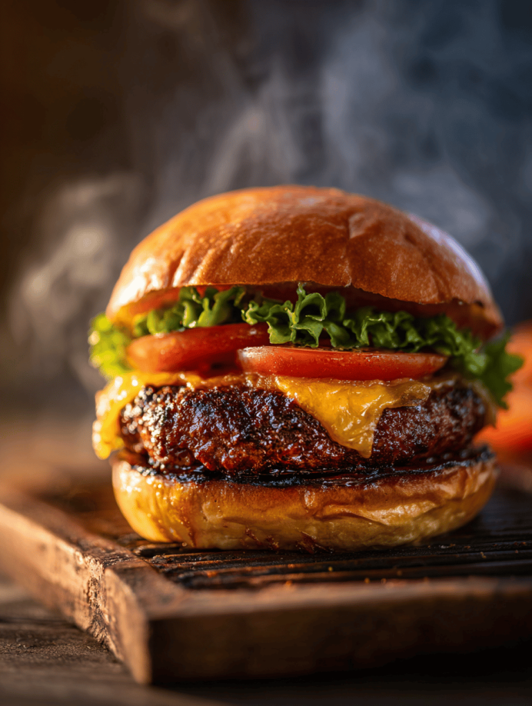The Secret to a Juicy, Crispy Bobby Flay Burger That Won't Let You Down
