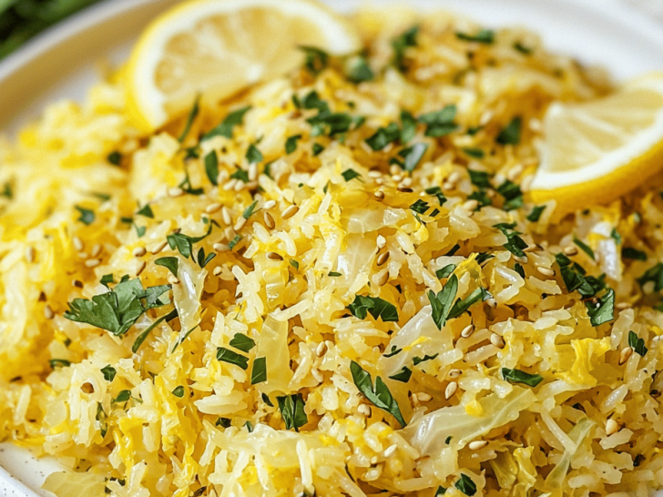 Mediterranean Lemon Rice & Cabbage: A Surprising Flavor Harmony