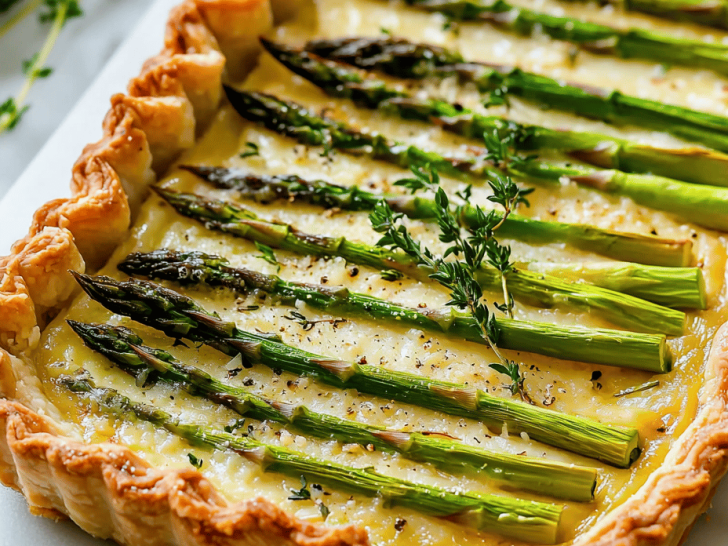 Springtime Elegance: Asparagus Tart with a Twist