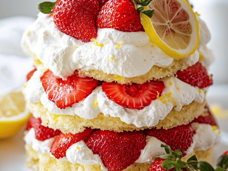 Lemon-Infused Classic Strawberry Shortcake: A Bright Twist