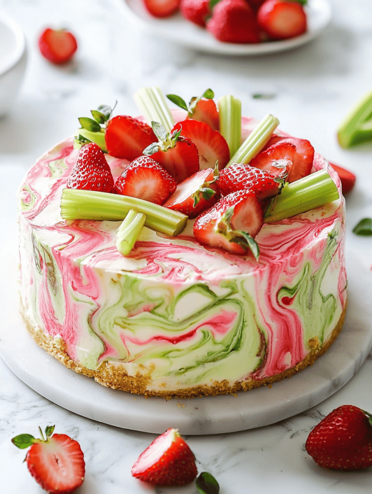 A Summer Affair: Berry-Burst Strawberry Rhubarb Cake