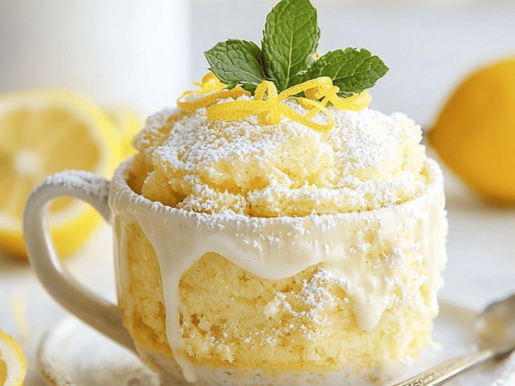 Lemon Mug Cake: A Bright Twist for Lazy Mornings