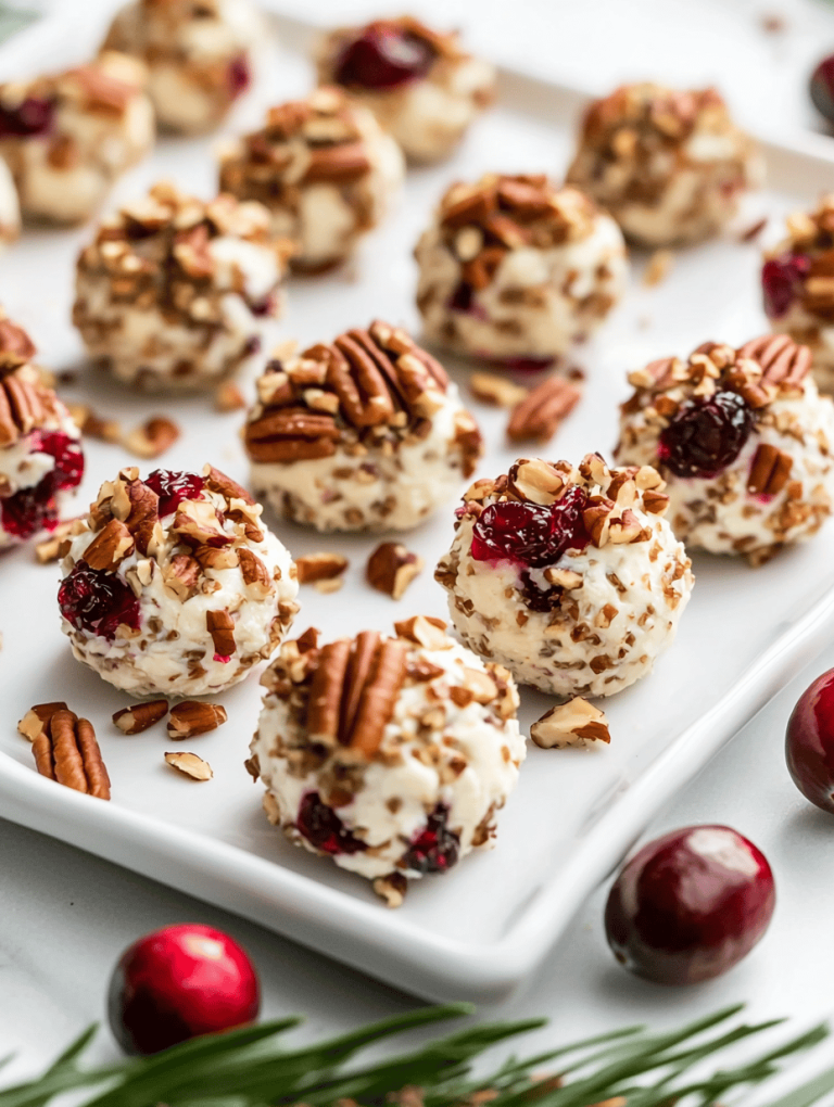 Festive Cranberry Pecan Goat Cheese Bites That Brighten Any Shift