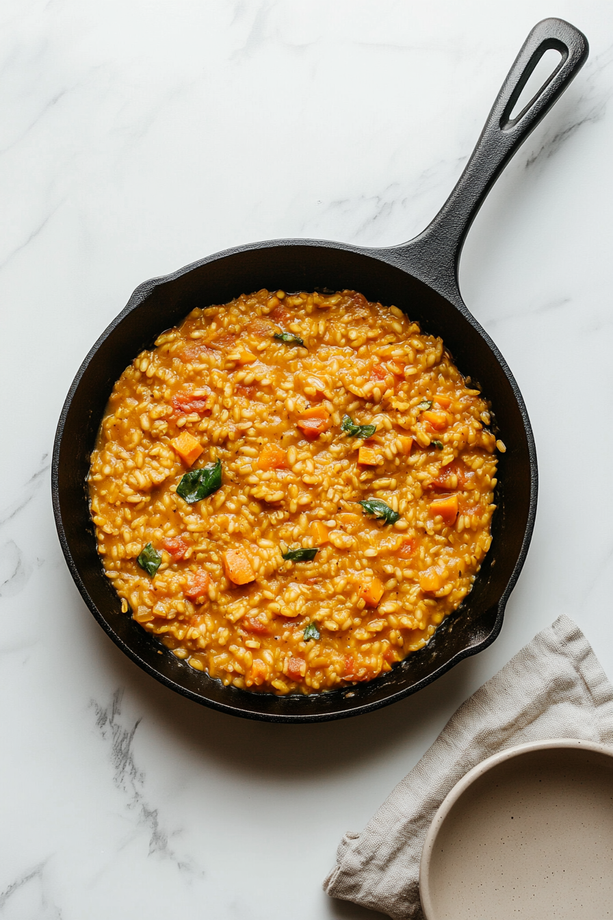 Continue this process, stirring gently and adding broth gradually, until the rice is tender and creamy, about 20 minutes
