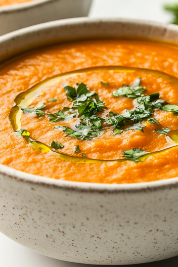 Creamy Pumpkin-Black Bean Soup