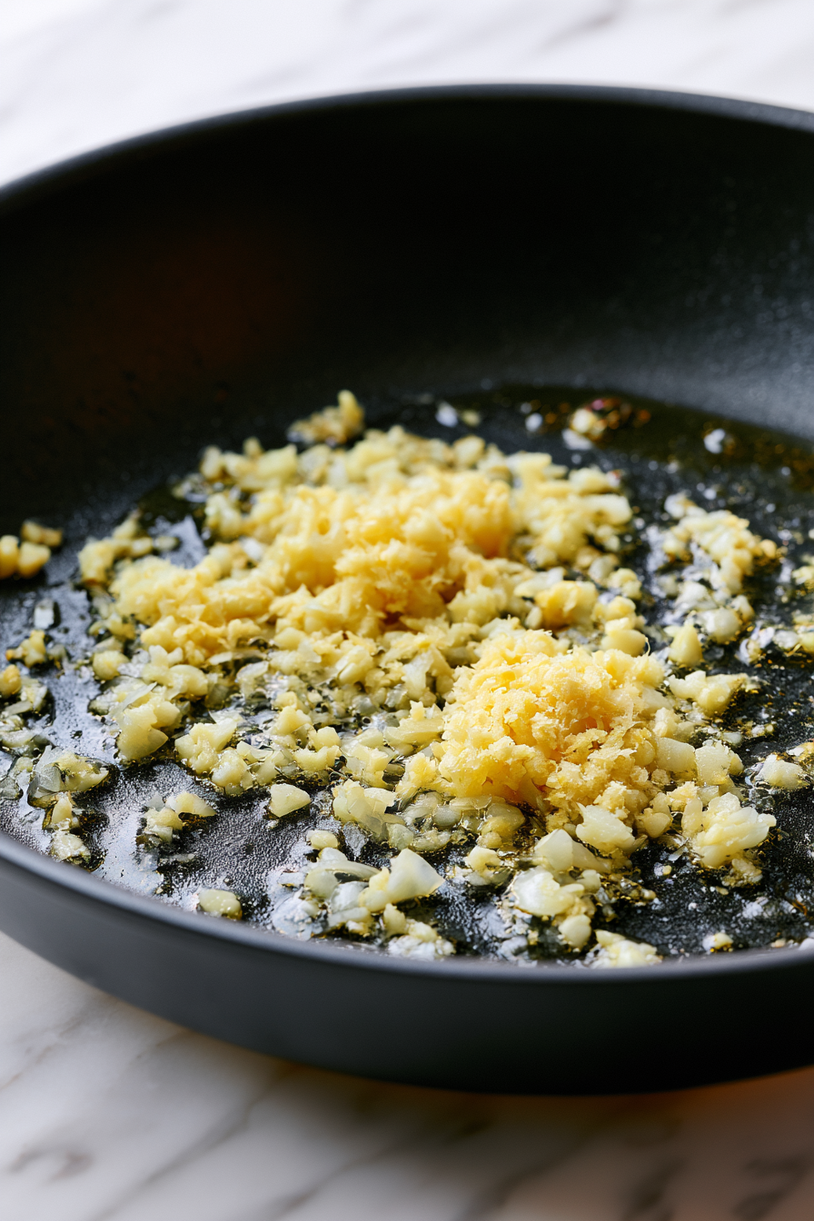 Heat the oil in a large skillet over medium heat until shimmering, then add the chopped onion