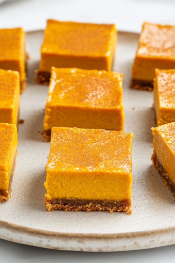 Pumpkin Cheesecake Bars