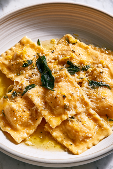Roasted Pumpkin Ravioli