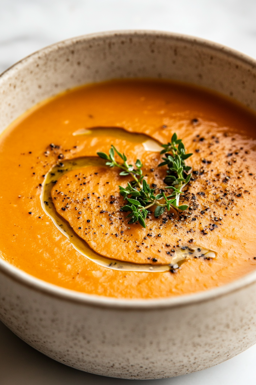 Serve Creamy Pumpkin-Black Bean Soup