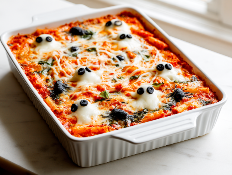 Spooky Baked Ziti Recipe