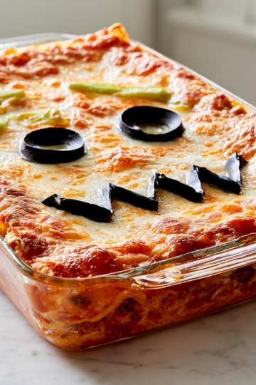 Spooky Halloween Lasagna