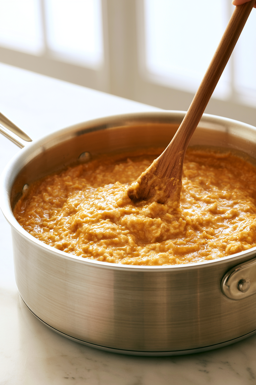 Taste the oatmeal and adjust sweetness if needed by adding a little more maple syrup or honey