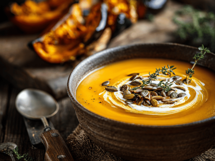 Vegan Pumpkin Soup: A Rustic Twist with a Smoked Pepper Kick