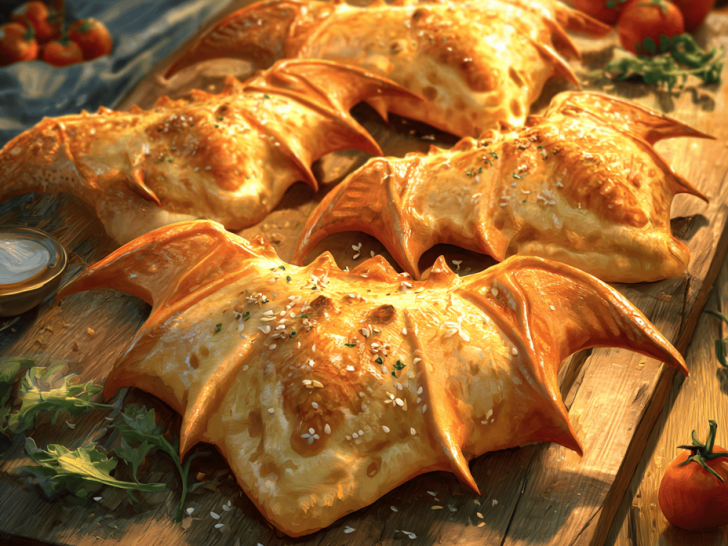 Bat-Shaped Calzones: A Fun Twist for Any Gathering