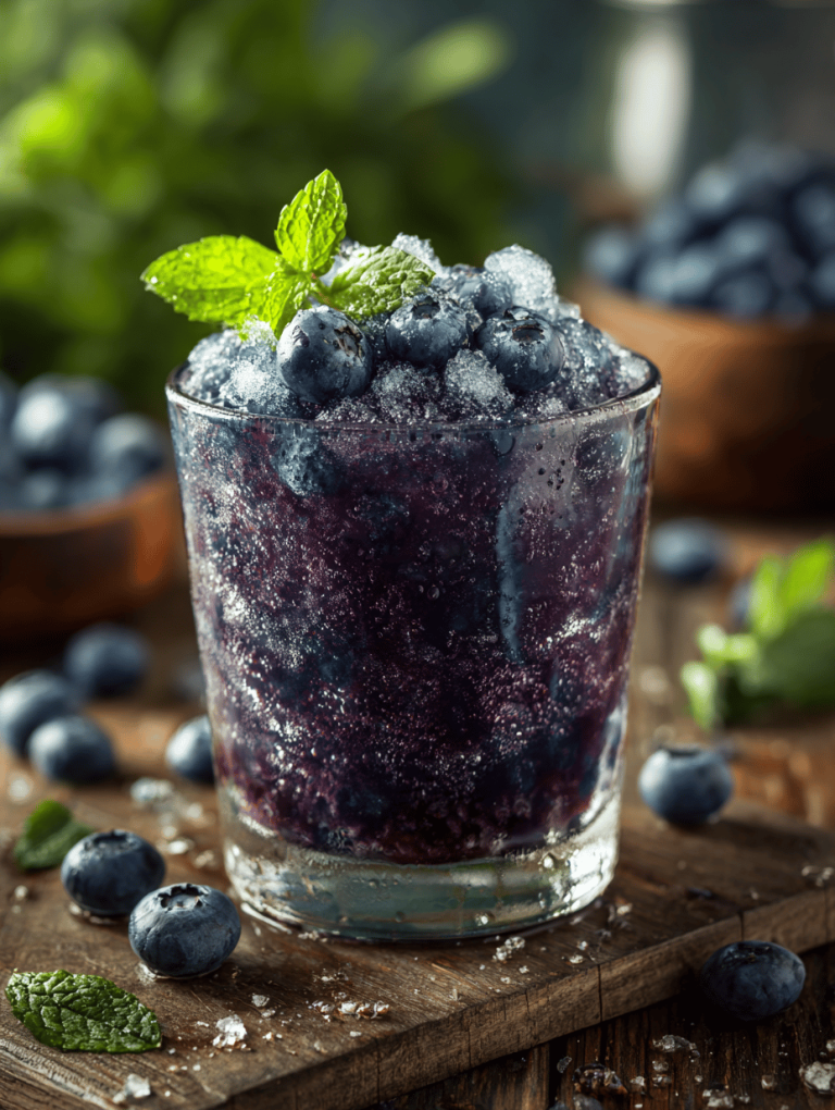 Chill Out with an Unusual Blueberry Slushie: A Summer’s Cool Secret
