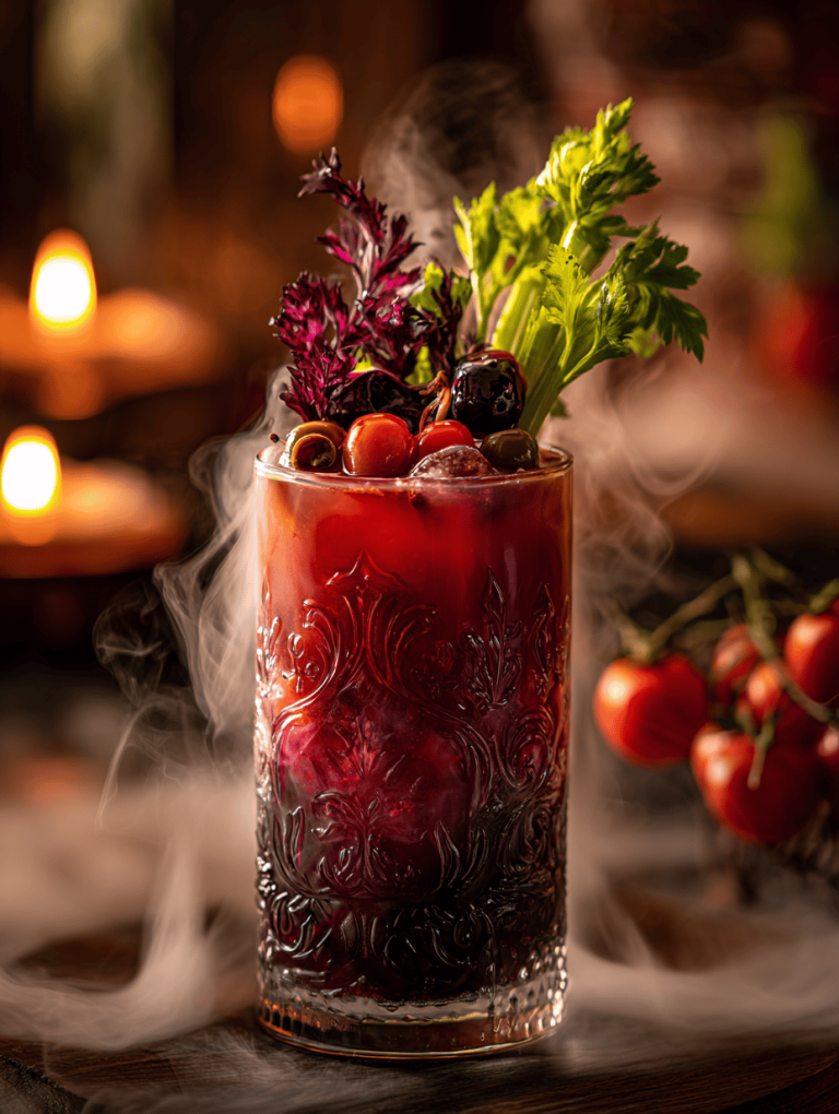 Spooky Spirits: Crafting a Bloody Mary That Looks as Haunted as It Tastes