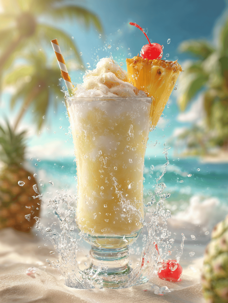Chill Out with a Tropical Twist: The Piña Colada Slushie