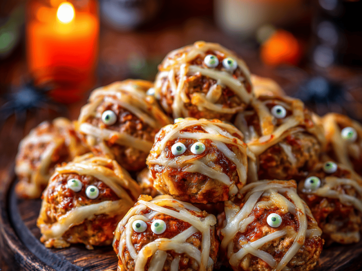 Spooky and Savory: Halloween Mummy Meatballs with a Twist