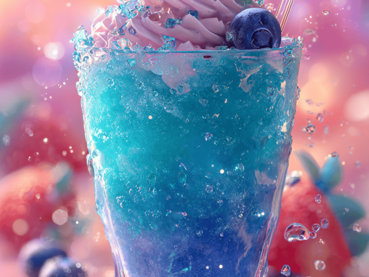 Chill Out with a Blue Raspberry Slushie: A Cold, Tangy Escape