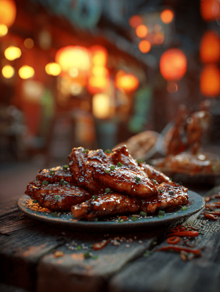Halloween Bat Wings: A Soy Sauce Chicken Wings Adventure