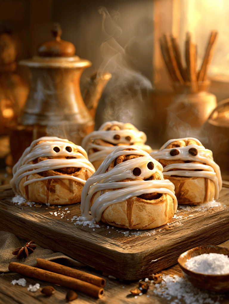 Mummy Cinnamon Rolls: A Nostalgic Twist with a Cozy, Spiced Heart