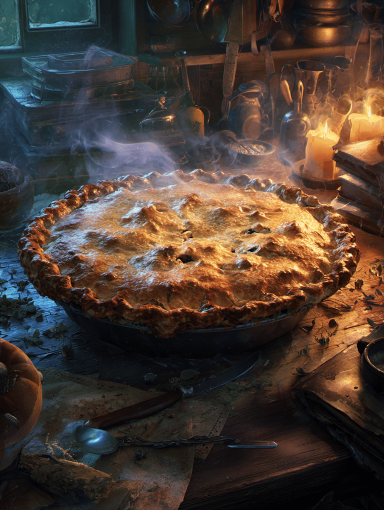 Spooky Chicken Pot Pie: A Haunted Twist on Comfort Food