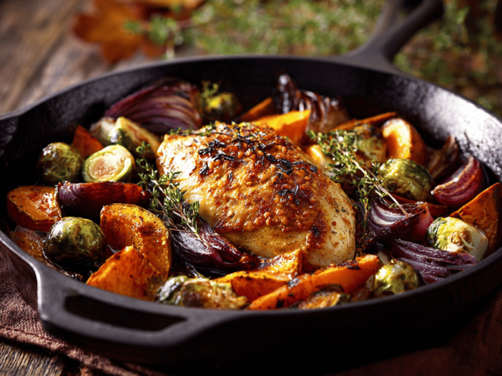 One-Pan Fall Chicken Dinner Recipe: A Cozy, Rustic Twist on Weeknight Classics
