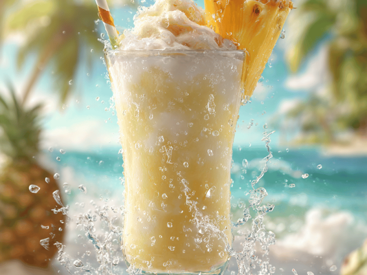 Chill Out and Splash In: The Unconventional Charm of Piña Colada Slushie