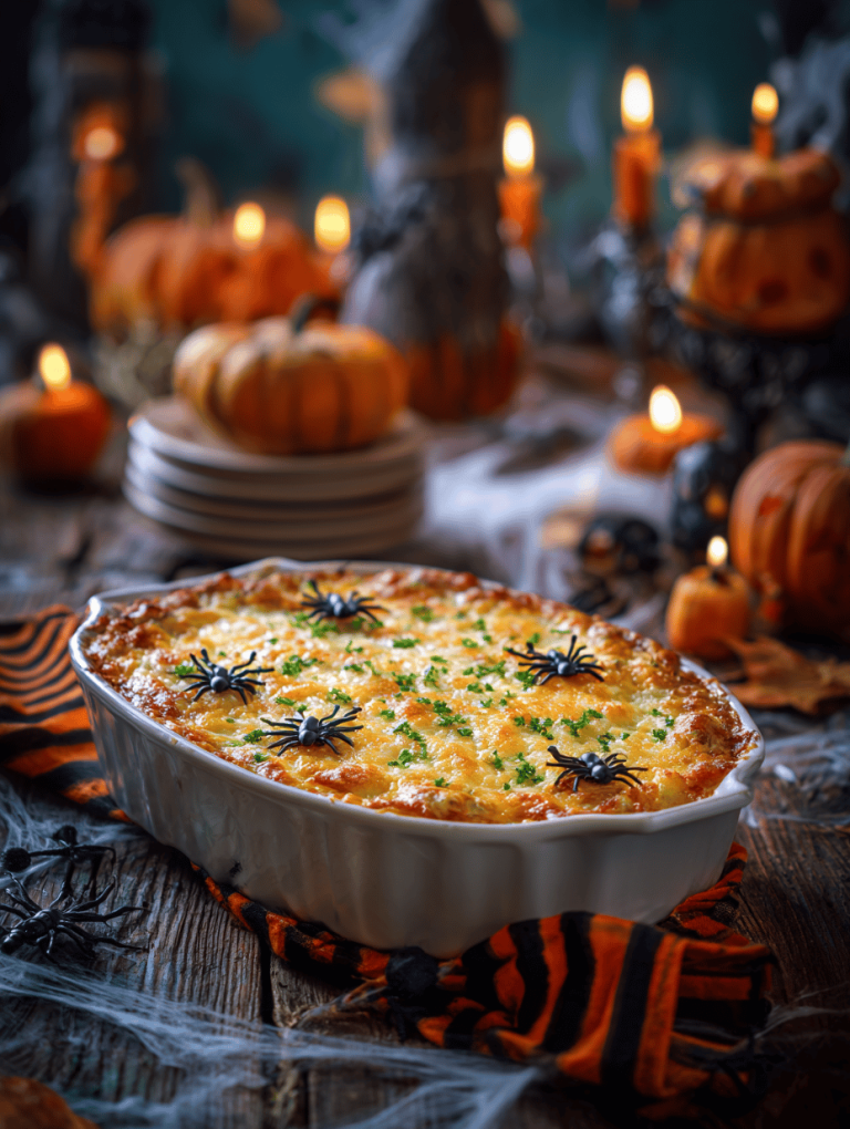 Halloween Casserole: A Spooky, Savory Comfort in Every Bite