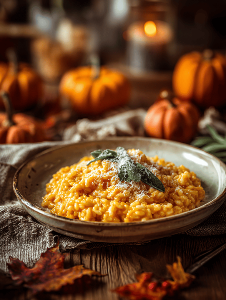 Pumpkin Risotto: A Cozy Twist on Autumn Comforts
