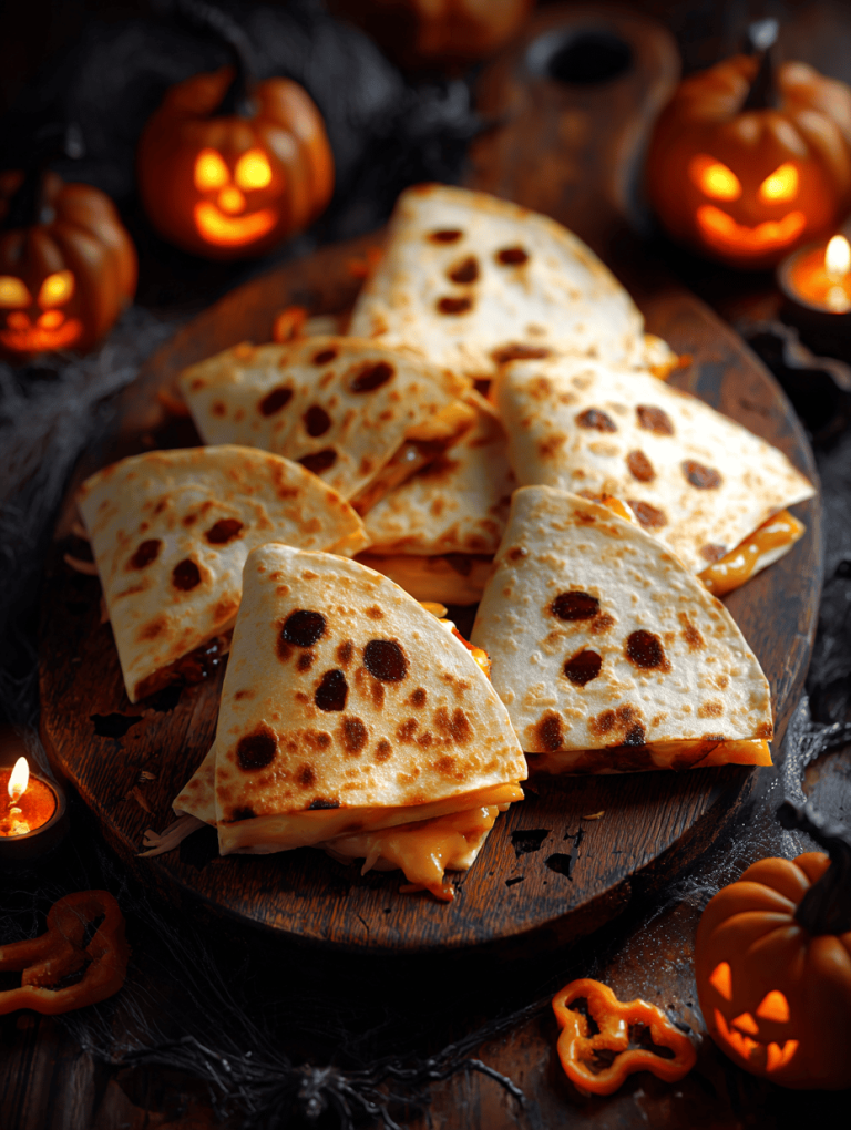 Halloween Quesadillas: A Spooky Snack with a Twist