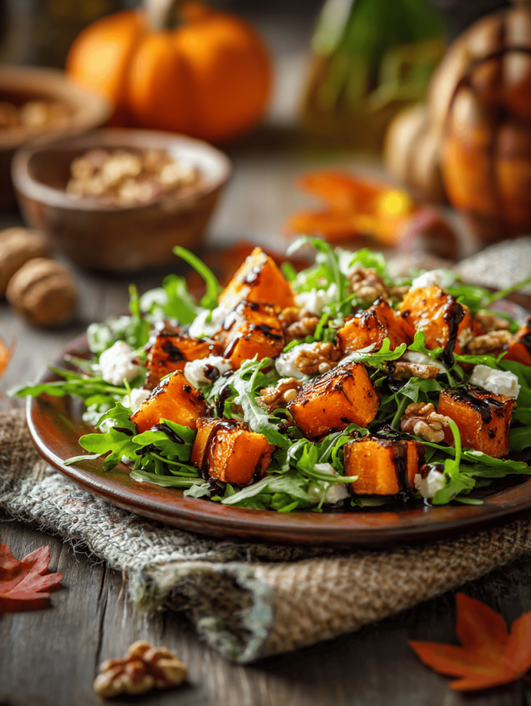 Roasted Pumpkin Salad: A Cozy Spin on Fall's Favorite Veggie