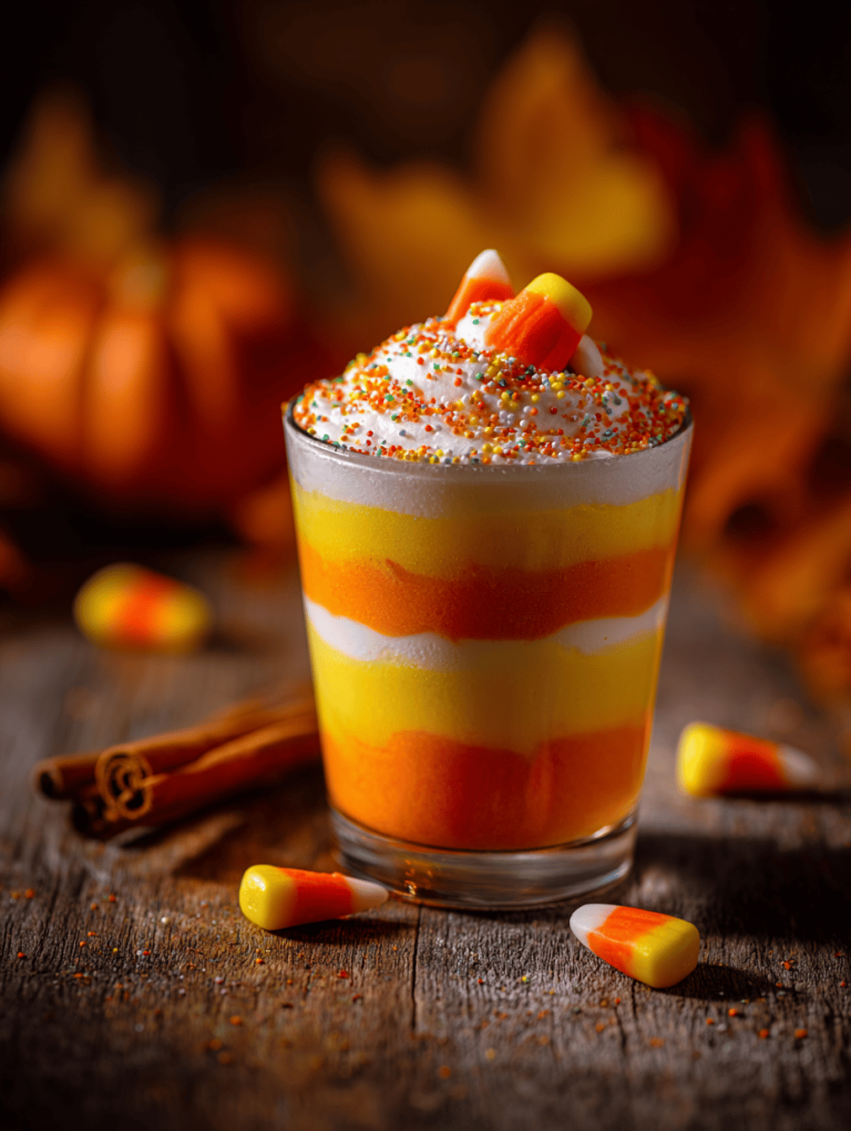 Candy Corn Parfait: A Nostalgic Fall Layered Dream