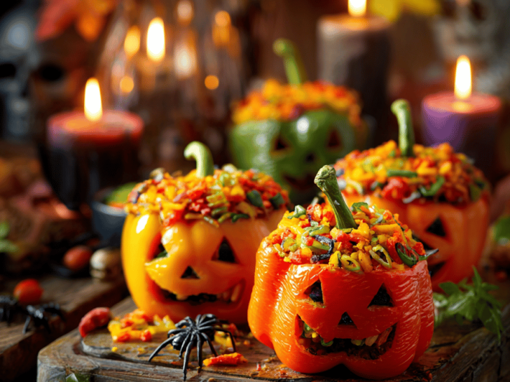 Halloween Stuffed Peppers: A Spooky Twist on Comfort Food