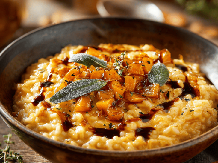 Sweet & Smoky: Caramelized Pumpkin Risotto with a Twist of Nostalgia