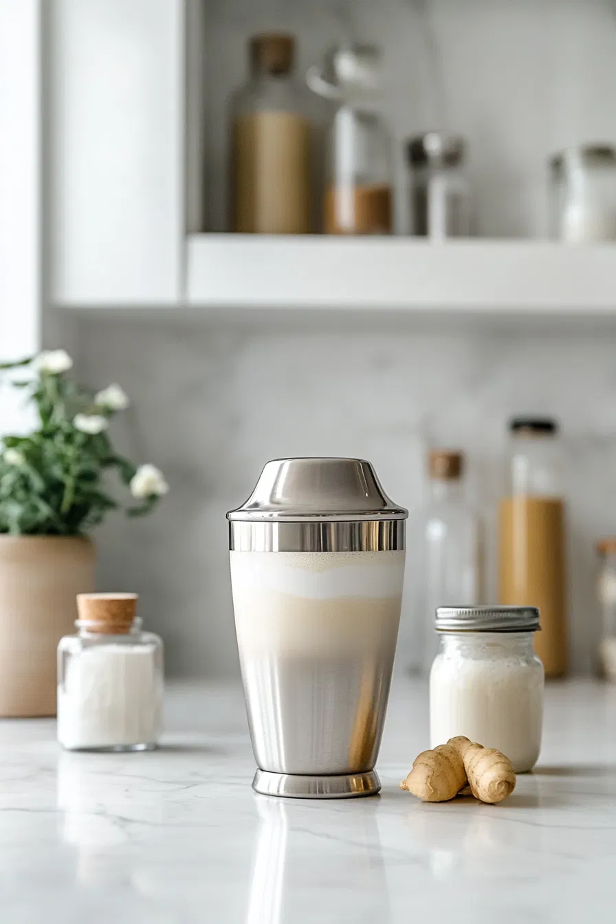 combine the vanilla vodka