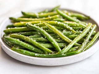 Air Fryer Roasted Green Beans Recipe