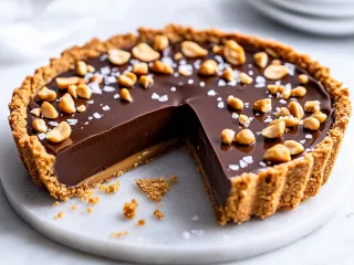 Chocolate Peanut Butter Tart Recipe