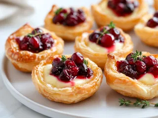 Cranberry Brie Bites Recipe