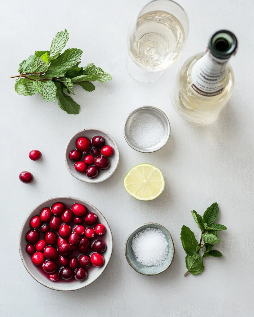 Cranberry Mimosa Recipe Ingredients