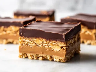 No-bake Peanut Butter Bars Recipe